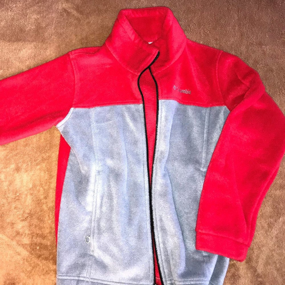 Boys Columbia Zip Up Fleece Size S (8)